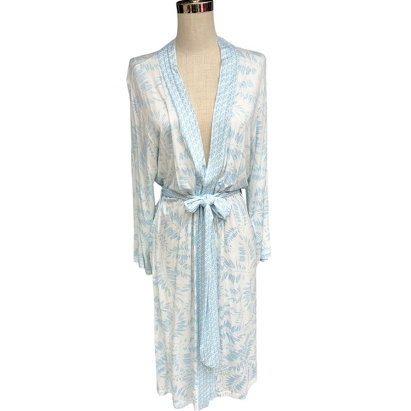 Hale Bob Blue Mid-Length Robe - Size Medium and Large Available NWT - Picture 15 of 15